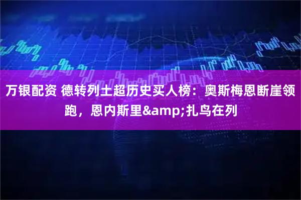 万银配资 德转列土超历史买人榜：奥斯梅恩断崖领跑，恩内斯里&扎鸟在列